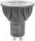 Lampa LED typu GU10, nazwa marki Omnilux, do 230 V i 5 W, o zmiennej temperaturze barwowej od 1800 do 3000 kelwinów.