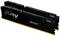 Dwa czarne moduły RAM DDR5 z napisem 'Kingston Fury Beast', ułożone jeden na drugim, ukazują napis 'DDR5'.