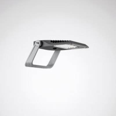 Nowoczesna lampa LED o stylowym, pochylonym designie z solidną metalową ramą, przeznaczona do oświetlania powierzchni.