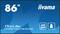 86" iiyama ProLite LH8675UHS-B1AG, Monitor 4K UHD