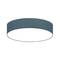 Okrągła, płaska lampa sufitowa o prostym, nowoczesnym designie. Oprawę charakteryzuje ciemnoszara, cylindryczna forma.