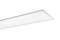 Prostokątny, płaski panel oświetleniowy LED w kolorze białym, przeznaczony do montażu sufitowego we wnętrzach, zapewnia równomierne oświetlenie.