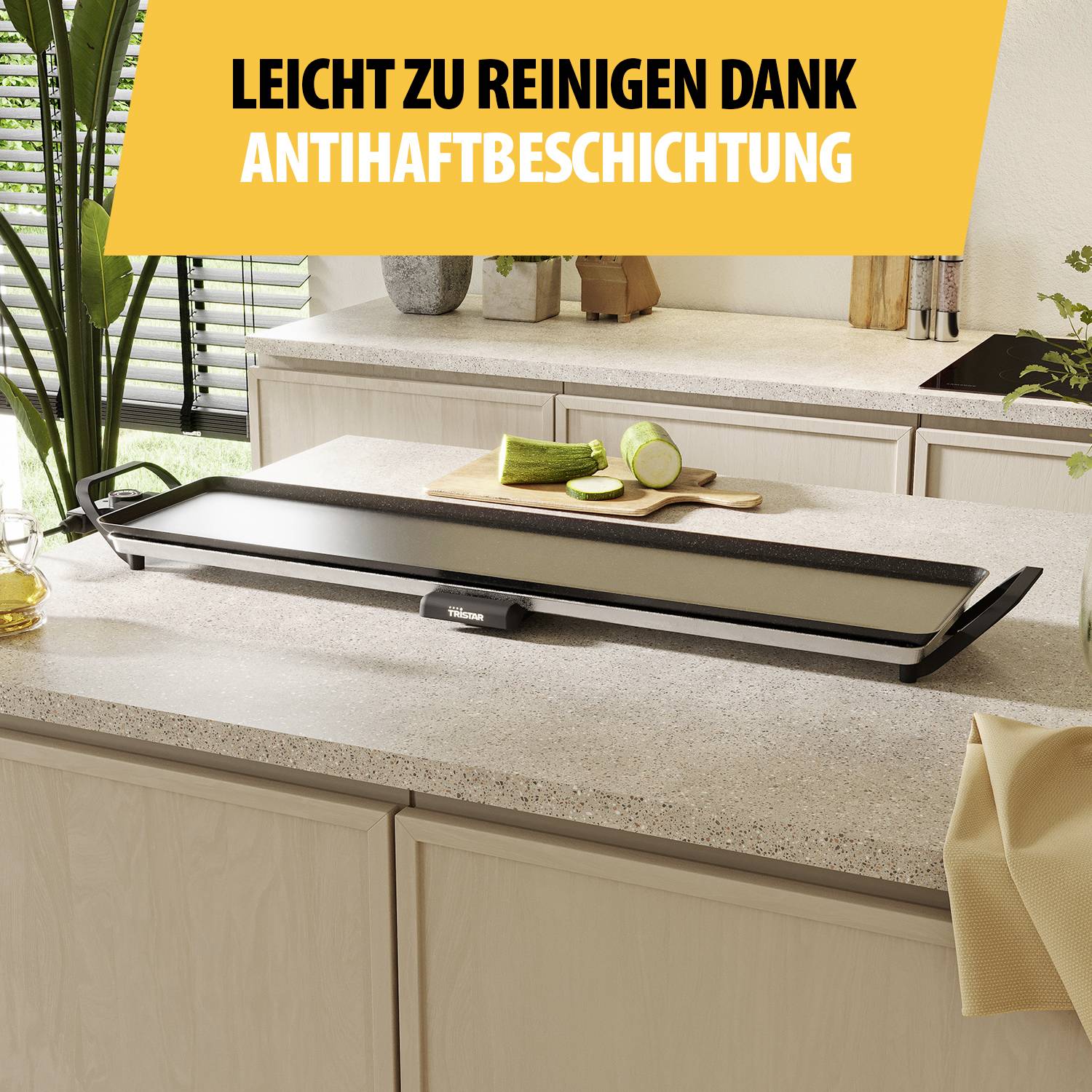 Електрична гриль-плита Tristar Slim XL BP-2669 чорного кольору