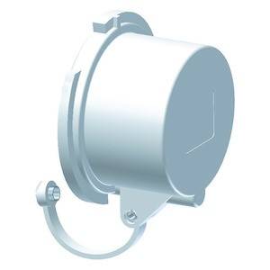 Srebrny, cylindryczny element techniczny z zdejmowaną pokrywą, który może być częścią większego urządzenia.