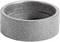 Okrągły, szary pierścień styropianowy o teksturowanej powierzchni. Często używany do prac rękodzielniczych lub dekoracji.