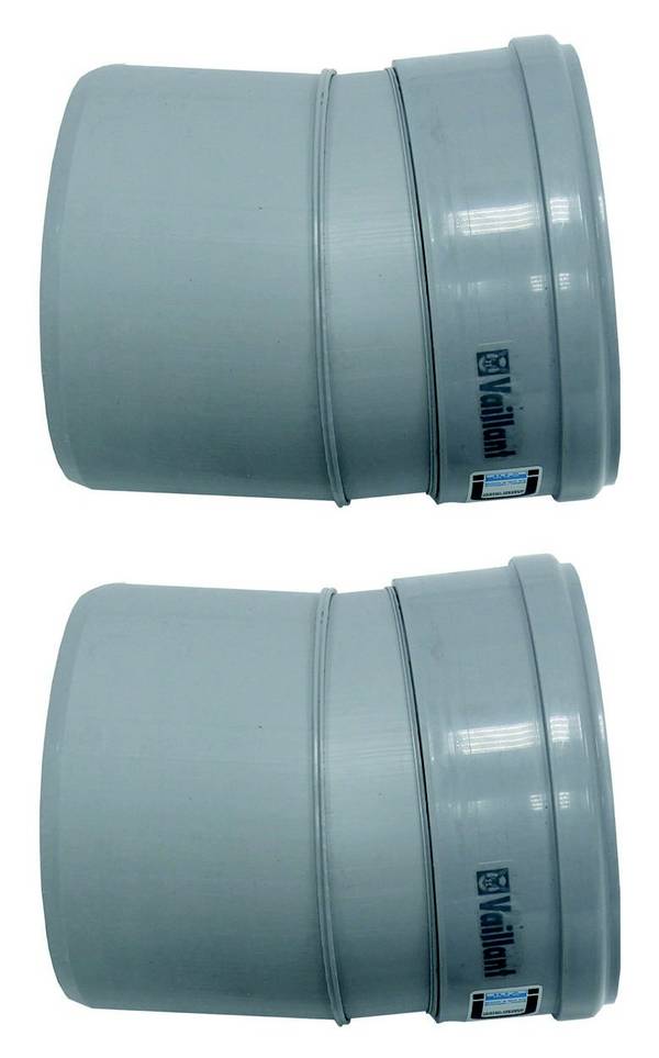 Vaillant 20042768 Łuk tworzywo sztuczne (Ø) 130 mm szary