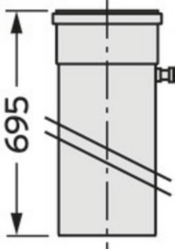Łącznik urządzenia Vaillant do VKK 2006/3-2806/3 0020095532 Vaillant 0020095532, (Ø x D) 200 mm x 695.00 mm