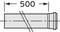 Rura o długości 500 mm.