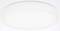 Okrągła, biała lampa sufitowa LED o gładkiej powierzchni. Minimalistyczny design, odpowiednia do różnych koncepcji aranżacji wnętrz.
