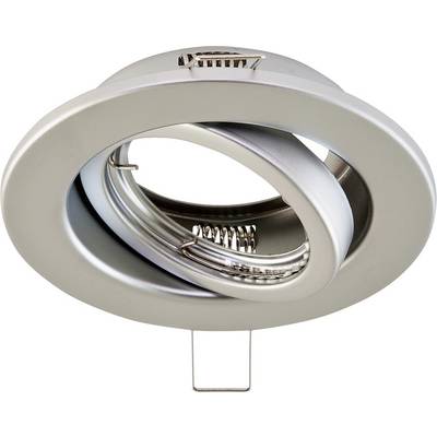 Rysunek techniczny okrągłego sufitowego reflektora z wymiarami: średnica 98 mm, głębokość montażu 115 mm, wielkość wycięcia 80 mm.