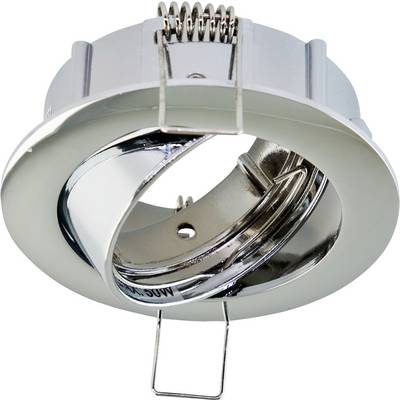 Rysunek techniczny wbudowanej ramy świetlnej z wymiarami 51 mm i kątem 70°, przekrój poprzeczny przedstawiający mechanizm sprężynowy do instalacji.
