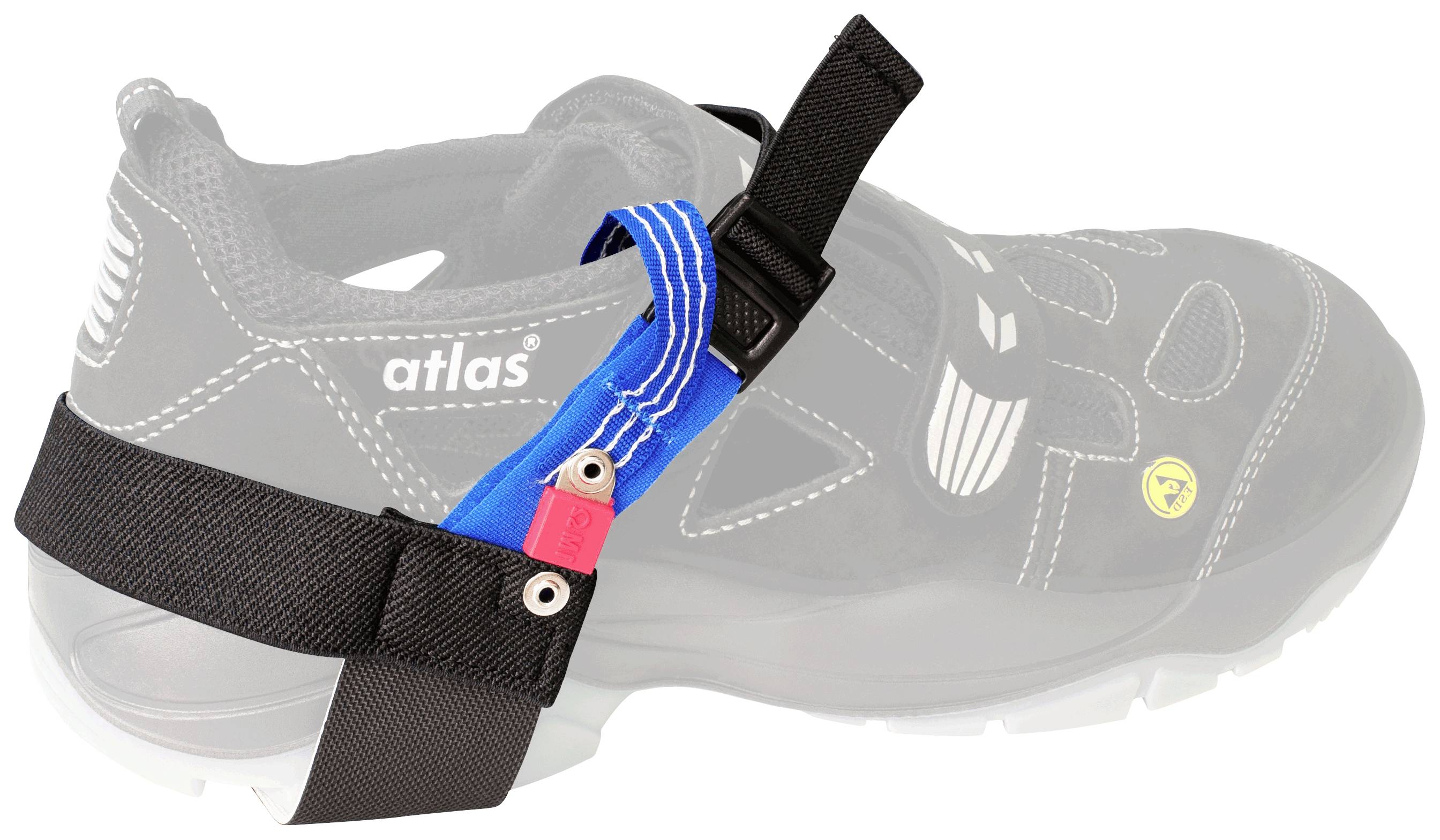 BJZ Ремінь на фіксованій п'яті 4 упаковки синій A-33206