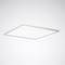 Kwadratowa płyta sufitowa o prostym, nowoczesnym designie na białym tle. Idealna do współczesnych wnętrz.