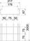 Rysunek techniczny prostokątnej belki z wymiarami: 217x67 mm, wymiar wewnętrzny 176 mm, odstępy 50 mm i 75 mm, długość 3000 mm.