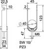 Zacisk typu U OBO Bettermann 1187633 1187633, 1 szt.