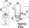 Zacisk typu U OBO Bettermann 1158357 1158357, 1 szt.