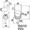 Zacisk typu U OBO Bettermann 1158361 1158361, 1 szt.
