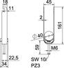 Zacisk typu U OBO Bettermann 1186738 1186738, 1 szt.