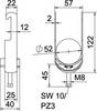 Zacisk typu U OBO Bettermann 1187844 1187844, 1 szt.