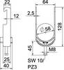 Zacisk typu U OBO Bettermann 1187850 1187850, 1 szt.