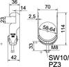 Zacisk typu U OBO Bettermann 1158377 1158377, 1 szt.