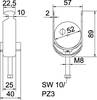 Zacisk typu U OBO Bettermann 1186350 1186350, 1 szt.