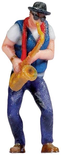 NOCH H0 намальований саксофоніст, що стоїть