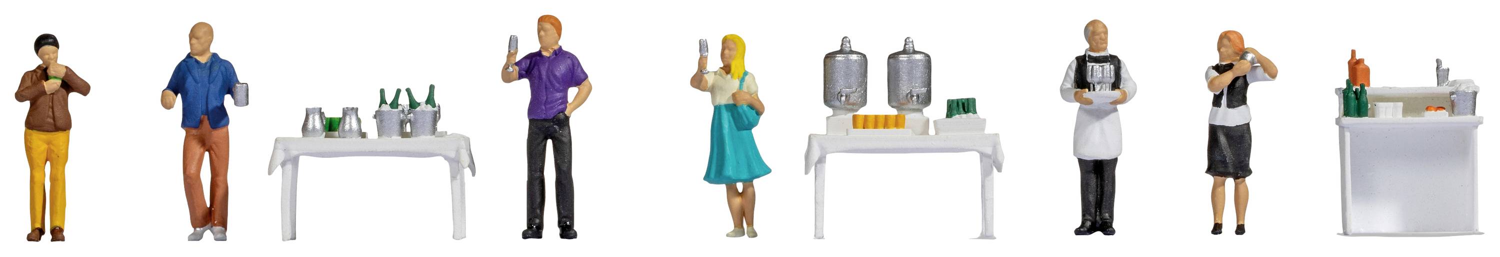 NOCH H0 Набір буфетів-1, пофарбований, стоячий