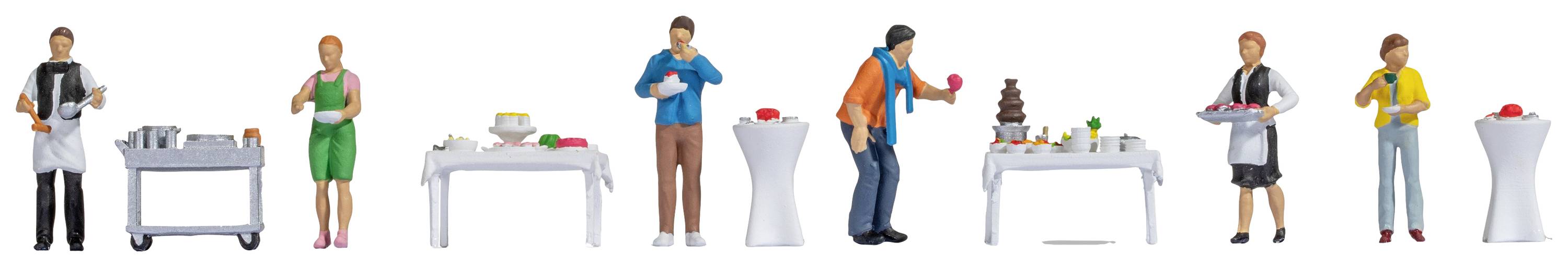 NOCH H0 Набір буфетів-3, пофарбований, стоячий