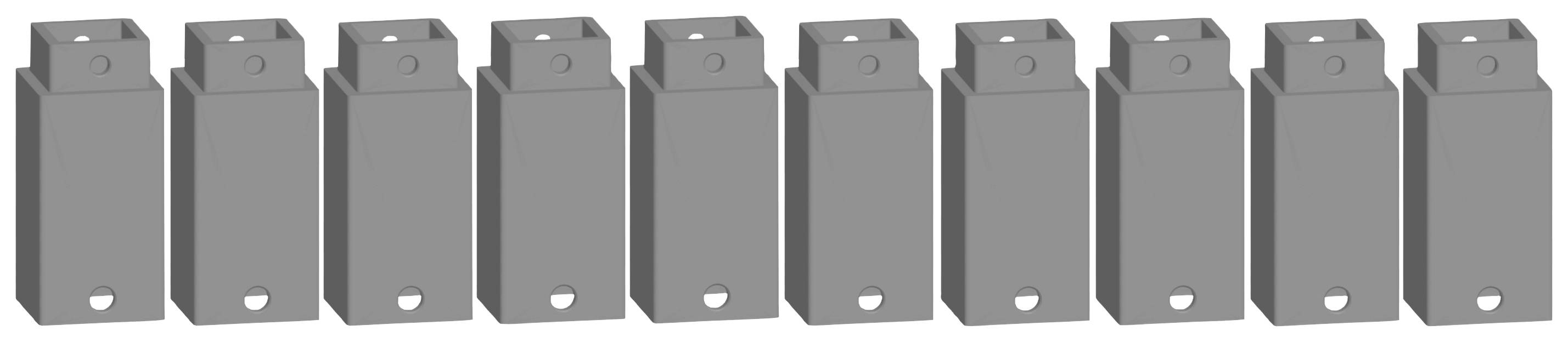 NOCH 53905 H0, TT, N Стійковий елемент Easy-Track (Д x Ш x В) 16 x 16 x 29 мм