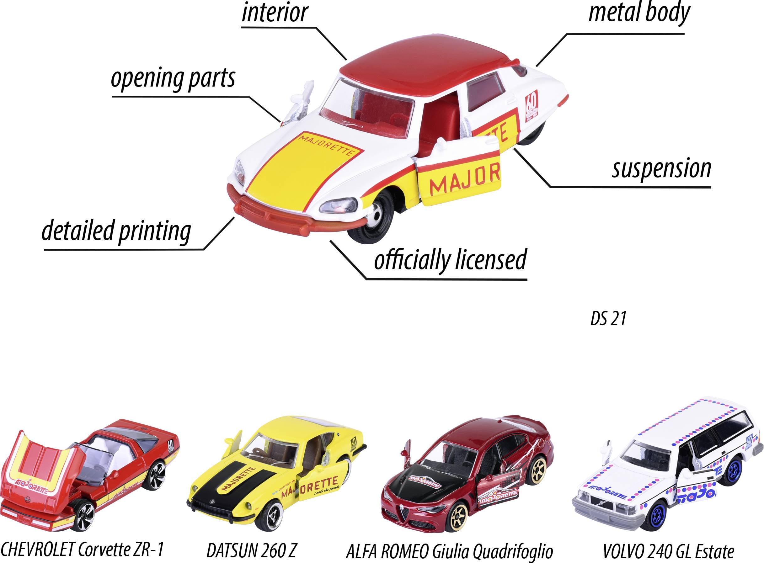 Majorette Model samochodu Rocznicowa edycja serii 5 gotowy model Model samochodu-6