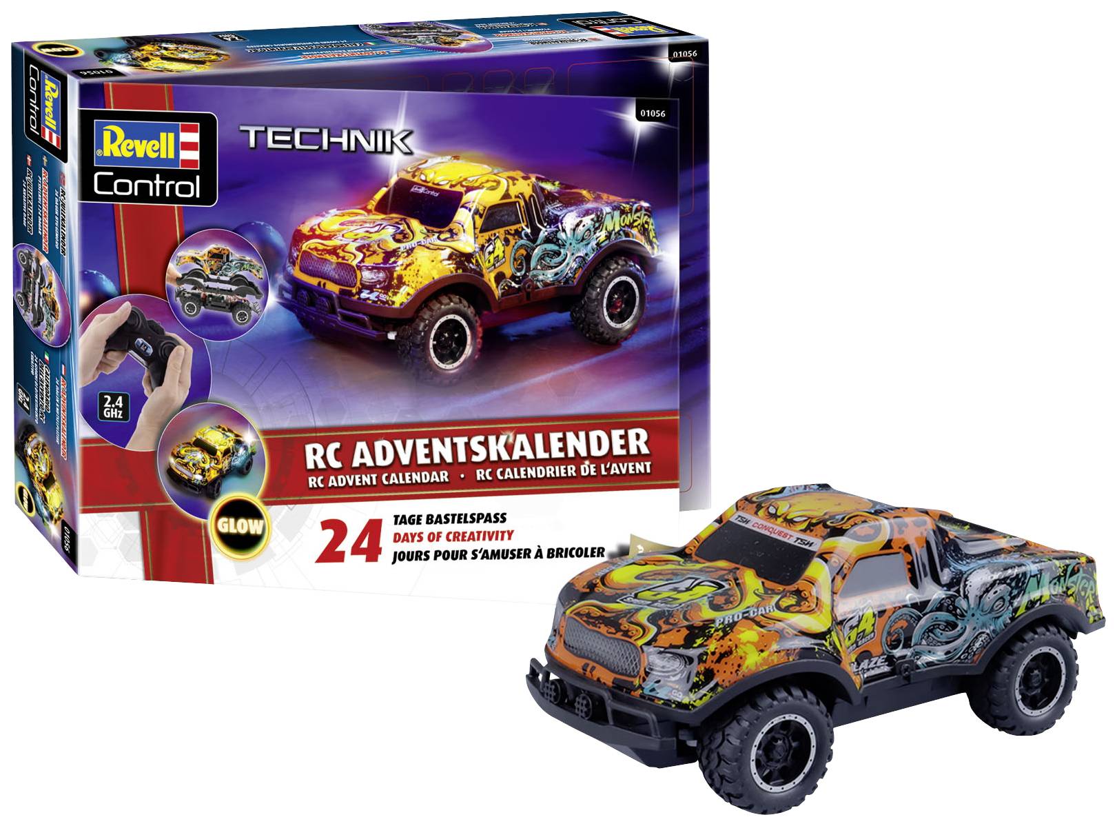 Revell Control RC Christmas Driver Zestawy Kalendarz adwentowy Klasa wiekowa Od 8 lat-2