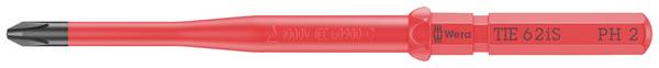 Wkrętak z wymiennymi końcówkami Wera Kraftform Kompakt VDE 62 iS PH 2 x 157 mm TIE 05006513001 krzyżakowy  PH 2