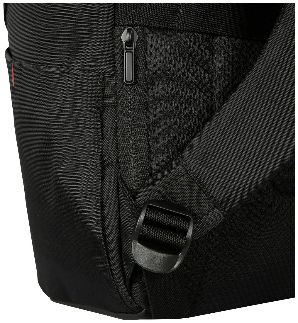 Czarna torba z wzmocnionym paskiem i zamkiem błyskawicznym, odpowiednia do bezpiecznego transportu.