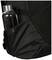 Czarna torba z wodoszczelną kieszenią boczną, która idealnie trzyma butelkę wody. Świetna do przewożenia napojów podczas podróży.