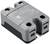 Szare przekaźnik półprzewodnikowy z napisem '250VDC, 25A, DC Solid State Relay, TC-VDR8+250D25,' z zaciskami wejściowymi i wyjściowymi.