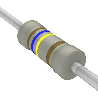 TE Connectivity 1622327-1 Rezystor metalizowany 160 kΩ osiowy THD 0.6 W 0.01 % 1 szt. pudełko-0