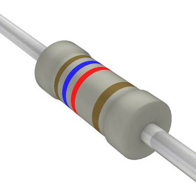 TE Connectivity 1622360-1 Rezystor metalizowany 1.6 kΩ osiowy THD 0.6 W 0.01 % 1 szt. paczka-0