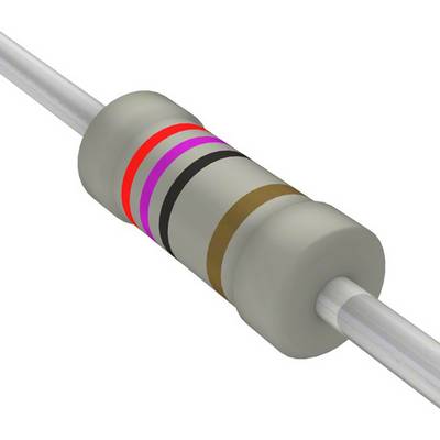 TE Connectivity 1622408-1 Rezystor metalizowany 27 Ω osiowy THD 0.6 W 0.01 % 1 szt. paczka-0
