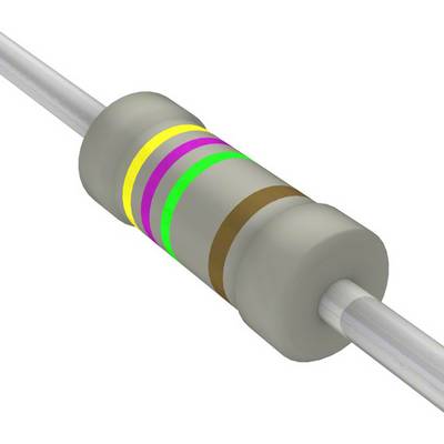 TE Connectivity 1622503-1 Rezystor metalizowany 4.7 MΩ osiowy THD 0.6 W 0.01 % 1 szt. pudełko-0