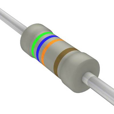 TE Connectivity 1622519-1 Rezystor metalizowany 56 kΩ osiowy THD L 0.6 W 0.01 % 1 szt. paczka-0