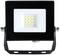 Naświetlacz LED o prostokątnej obudowie z wieloma małymi źródłami światła, przeznaczony do oświetlenia zewnętrznego.