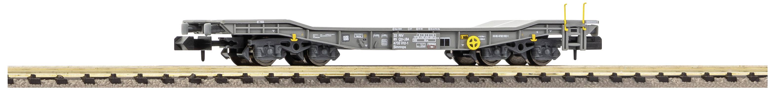 Важка вантажівка Piko N 40703 N з платформою-фургоном Slmmps від CH-LBA