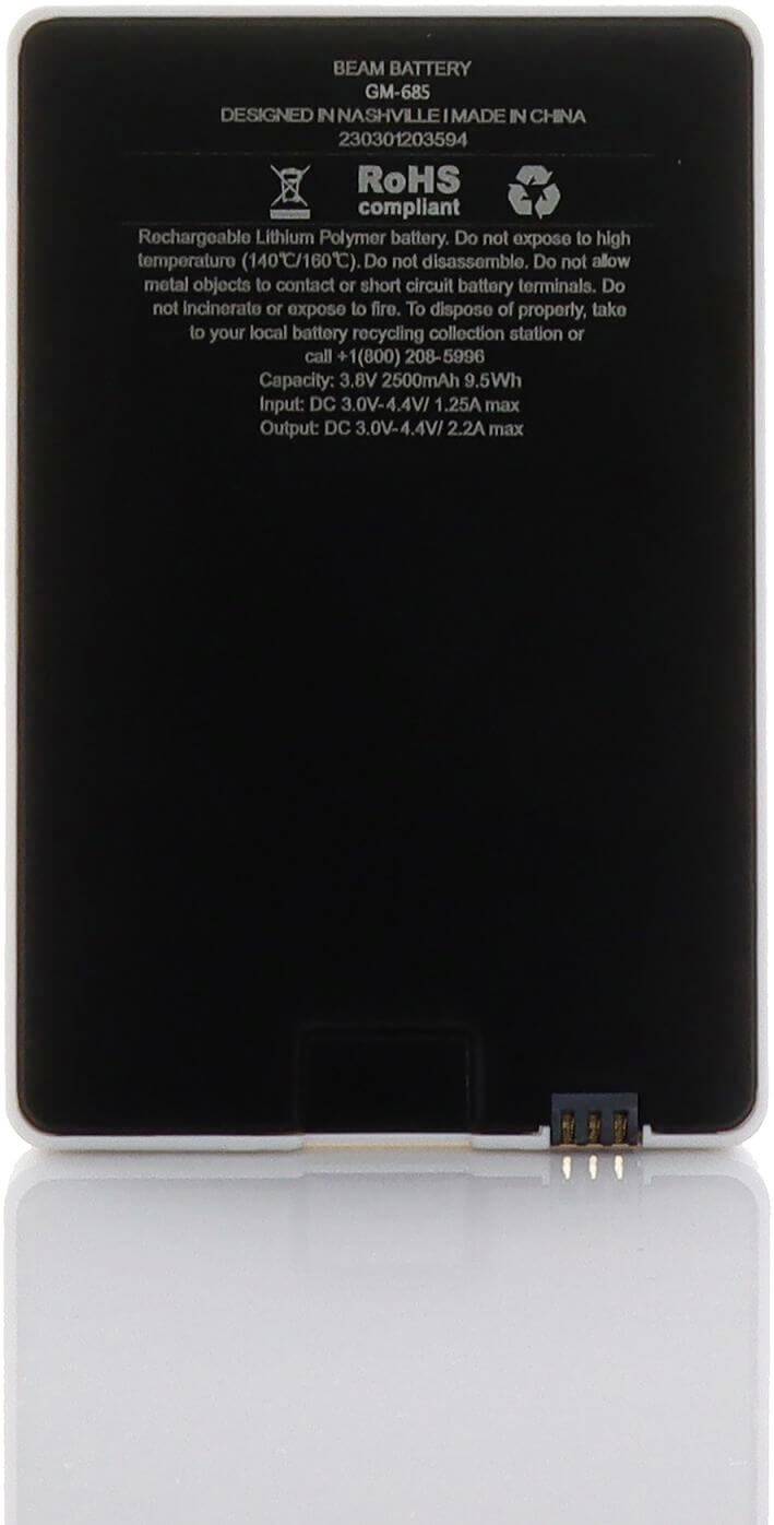 Замінний акумулятор Beam Mobile для iPhone 14, 13, 12/12 Pro 2500 мАг (оптом/OEM)