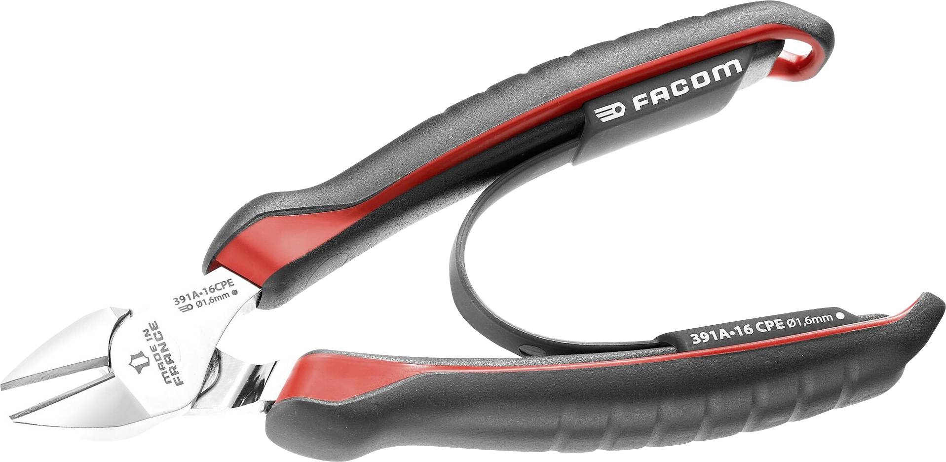 Плоскогубці Facom 391A.16CPE з бокорізами, 160 мм, для електриків