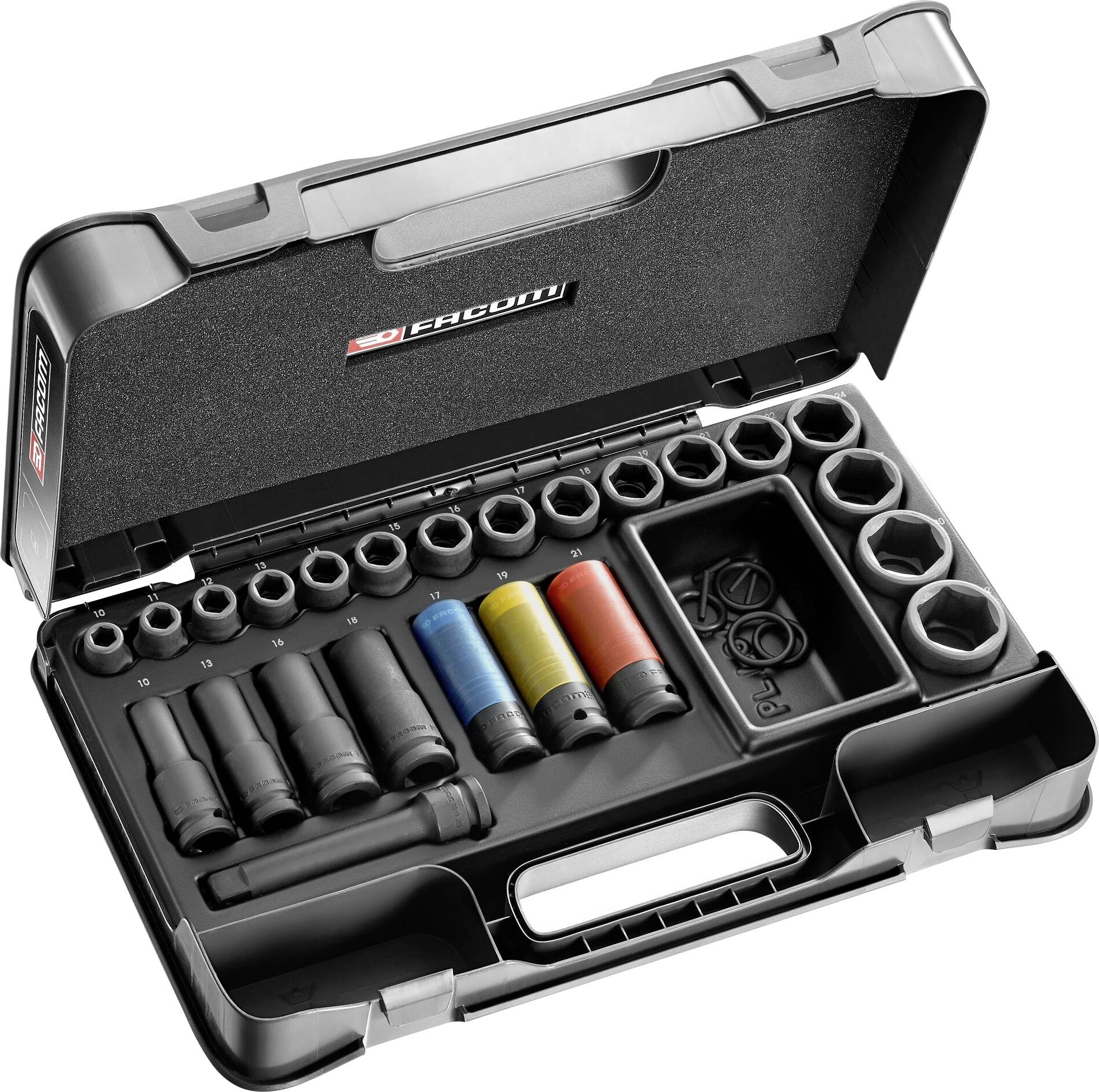 Насадка шестигранна Facom IMPACT-Steckschluessel 1/2Z, набір 27-tlg NS.550BPB 1 шт. 1/2