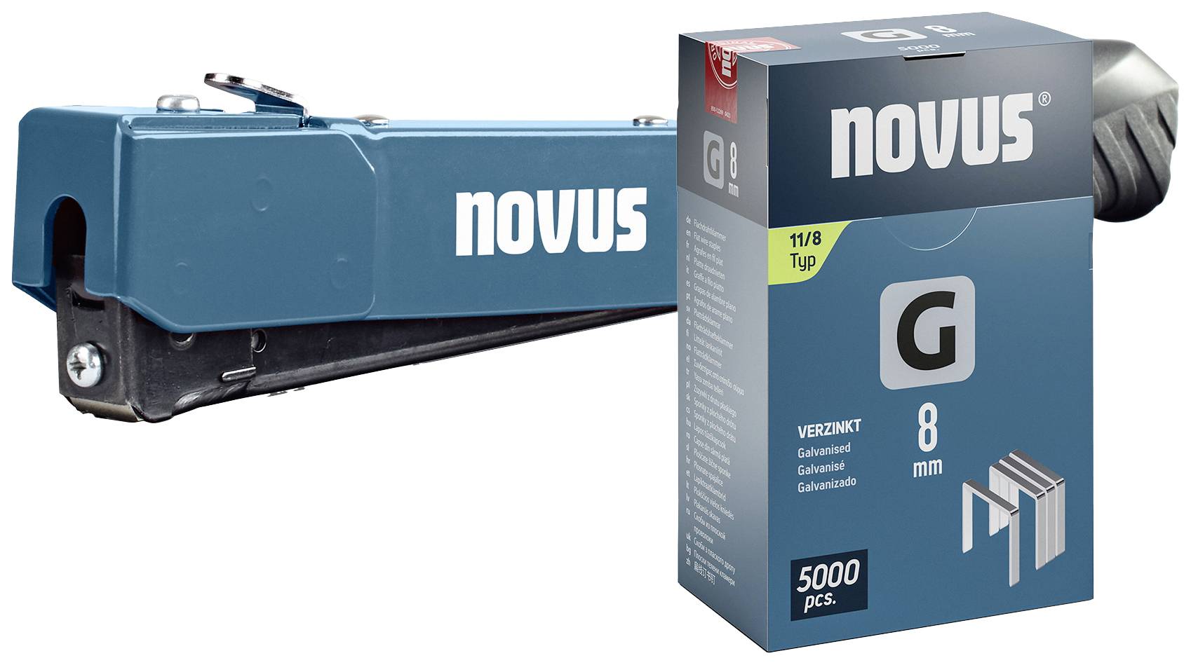 Zszywacz młotkowy Novus Tools 030-0464 Rodzaj zszywek Typ 11 Długość zszywek 6 - 10 mm