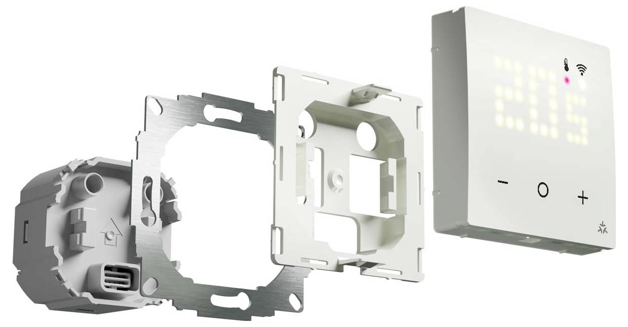 Eberle UTE 3800-U-RAL9010-G-55 557816054500 прихований кімнатний термостат для опалення/охолодження 1 шт.