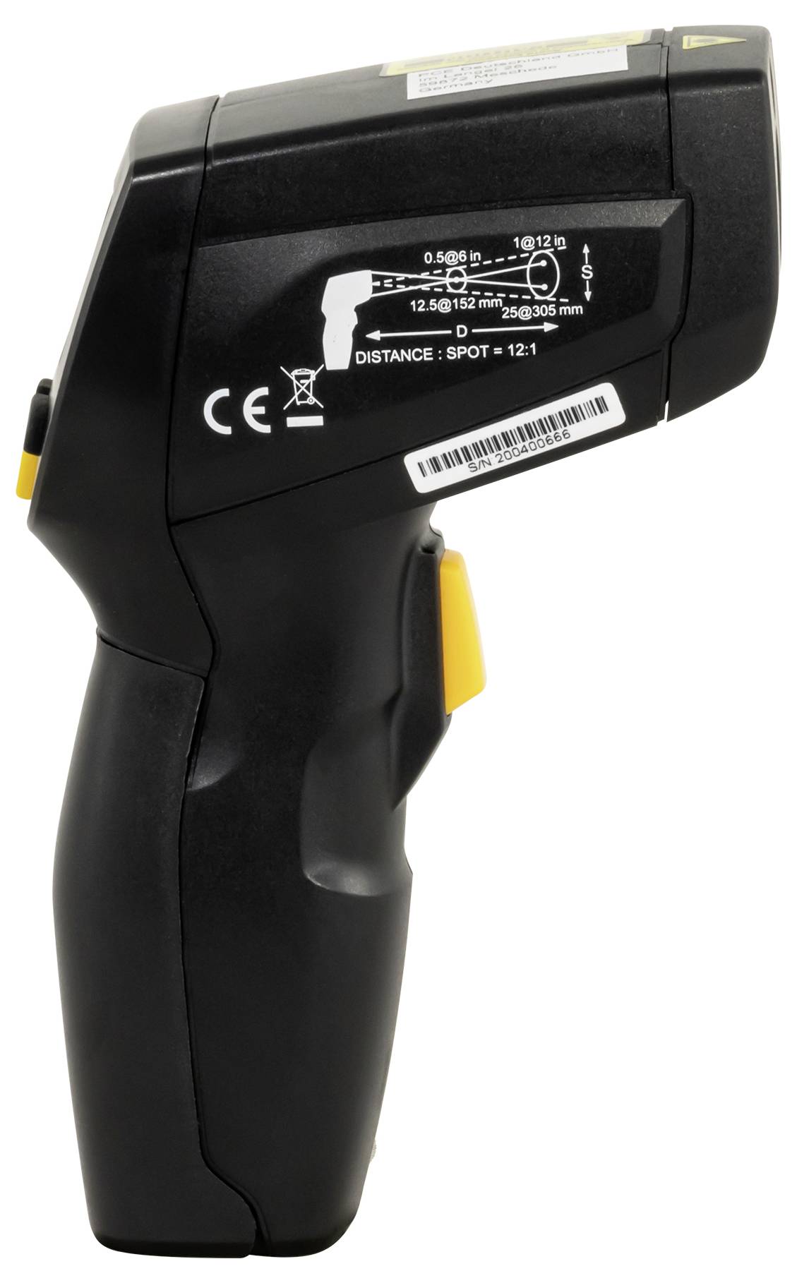 Пирометр PCE Instruments PCE-MIR 20, оптика, 12:1, -50 - 760 °C