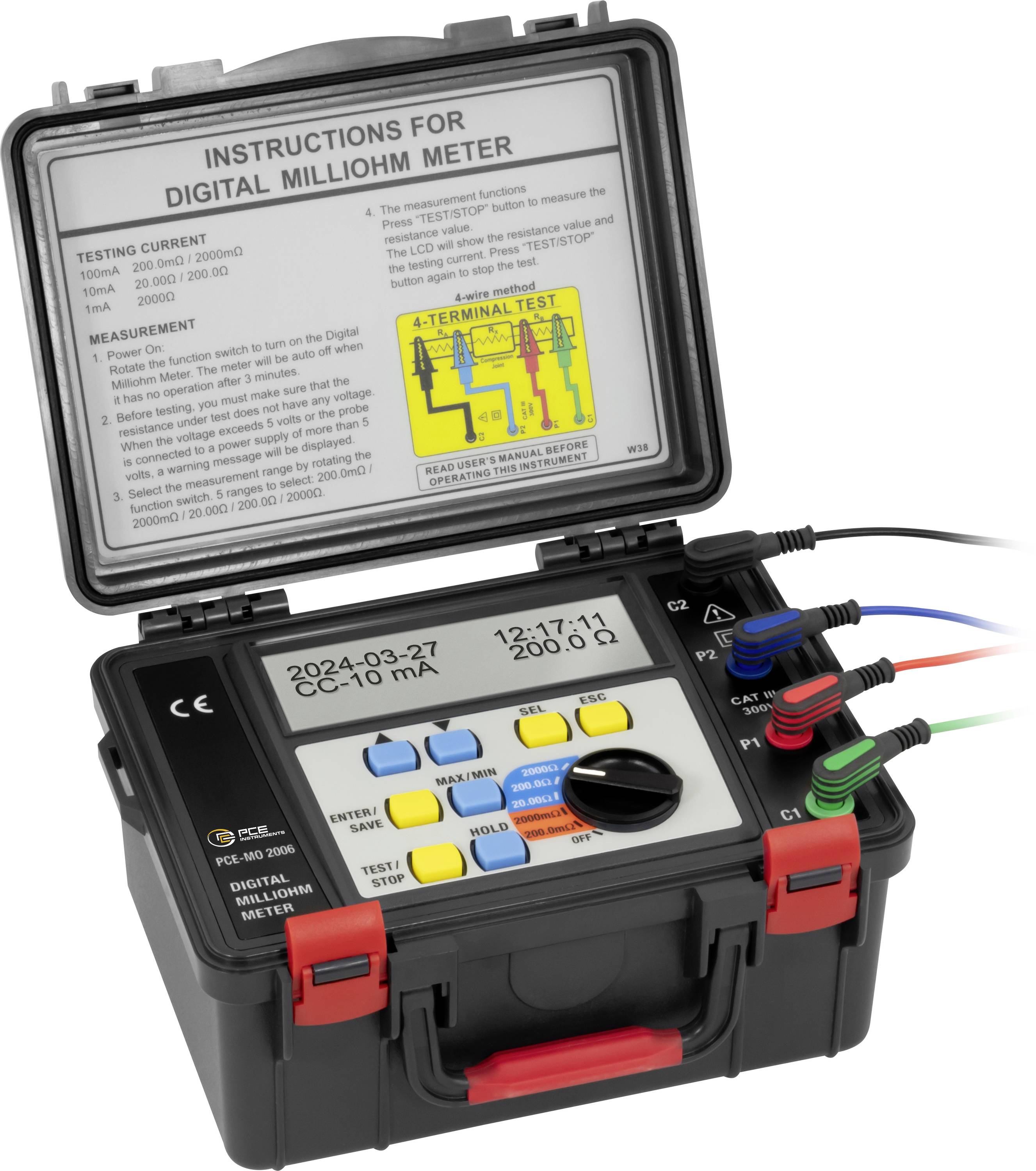 Omomierz PCE Instruments 600 V